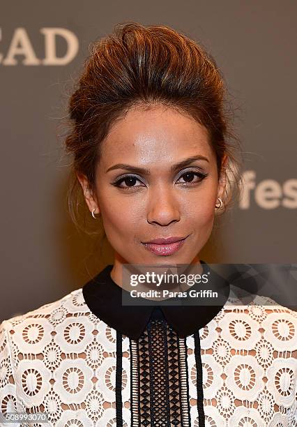 Actress Lesley-Ann Brandt attends 'Lucifer' event during aTVfest 2016 presented by SCAD on February 7, 2016 in Atlanta, Georgia.