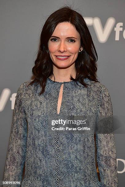 Actress Bitsie Tulloch attends the 'Grimm' event during aTVfest 2016 presented by SCAD on February 7, 2016 in Atlanta, Georgia.