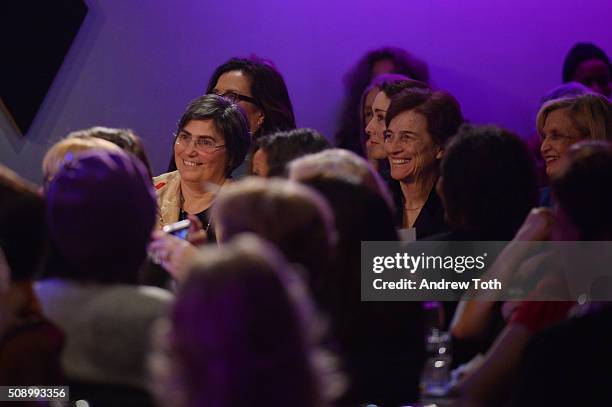 Jessica Neuwirth and Elizabeth Holtzman attend "A Night of Comedy with Jane Fonda: Fund for Women's Equality & the ERA Coalition" on February 7, 2016...