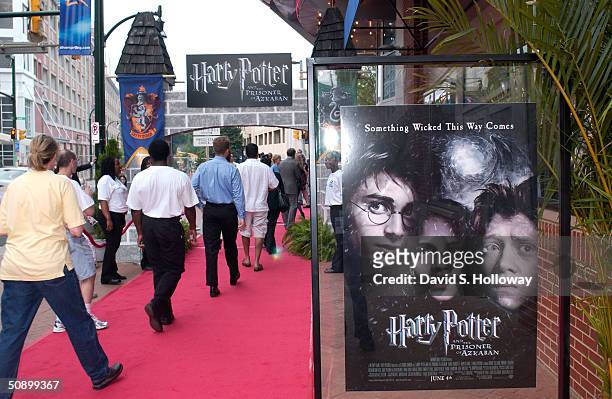 Guests arrive at the AFI Salute to Jack Valenti and special screening of Harry Potter and the Prisoner of Azkaban at the newly constructed "The...