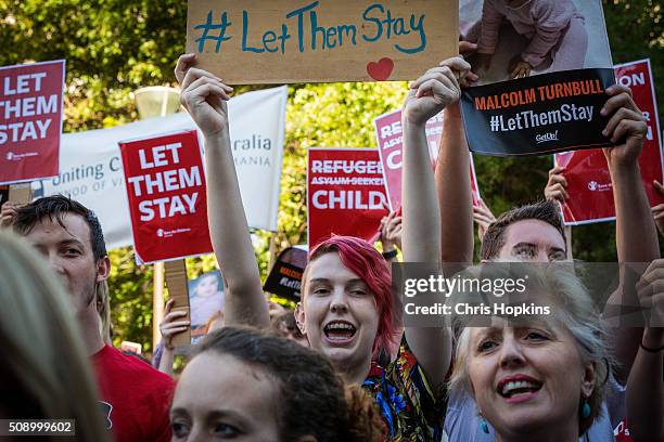 Thousands of Melbournians rallied on the steps of the state library in co-ordinated, Australia-wide rallies, protesting the High Courts decision...