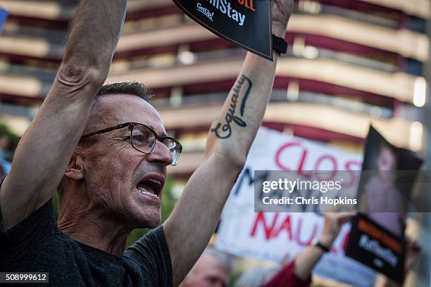 Emotions spilled over as thousands of Melbournians rallied on the steps of the state library in co-ordinated, Australia-wide rallies and chants of...