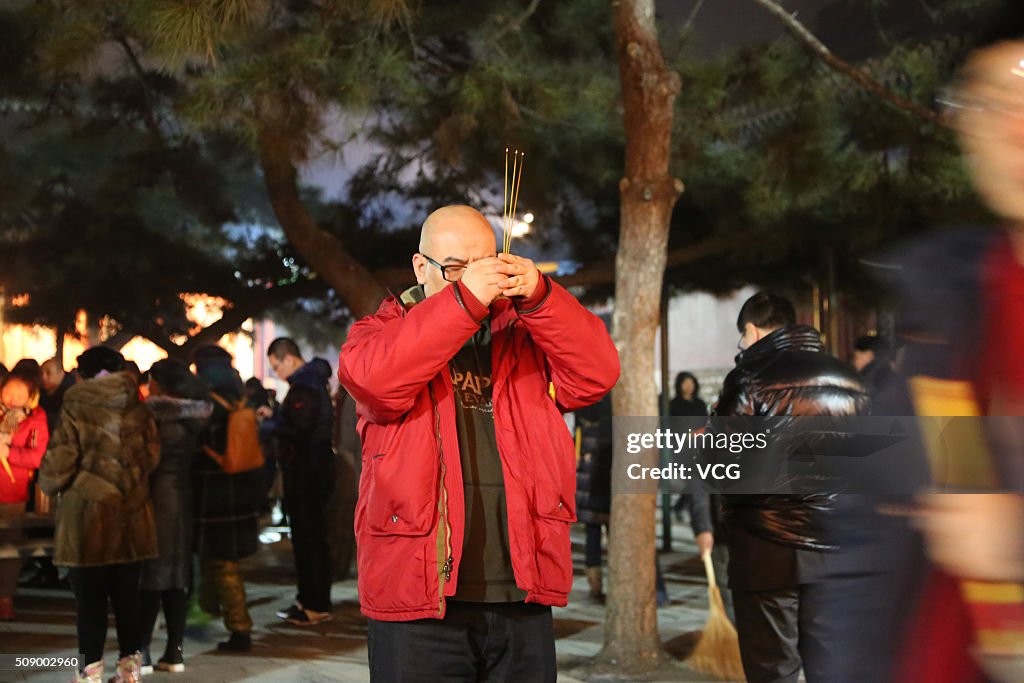 Chinese People Celebrate The Year Of Monkey