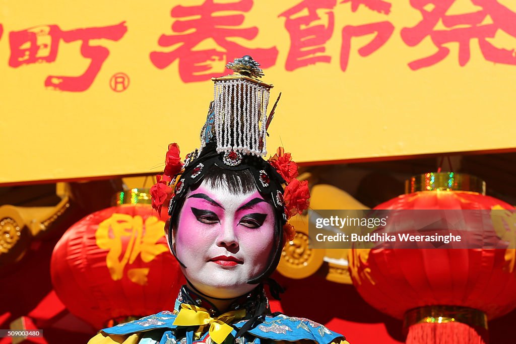 Tourists Enjoy Lunar New Year In Kobe Chinatown
