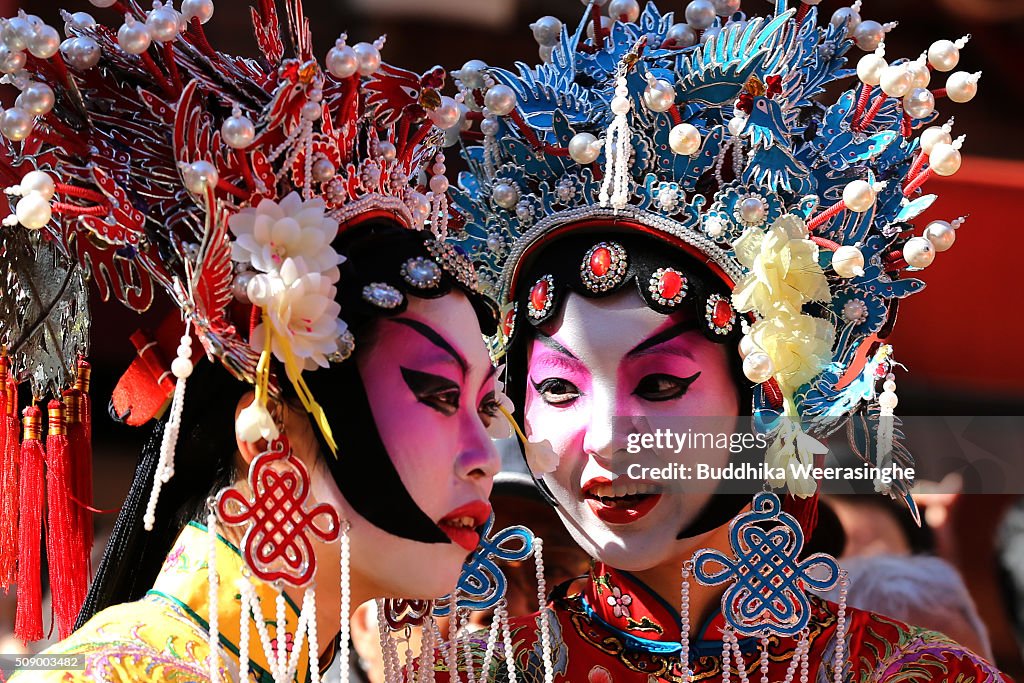 Tourists Enjoy Lunar New Year In Kobe Chinatown