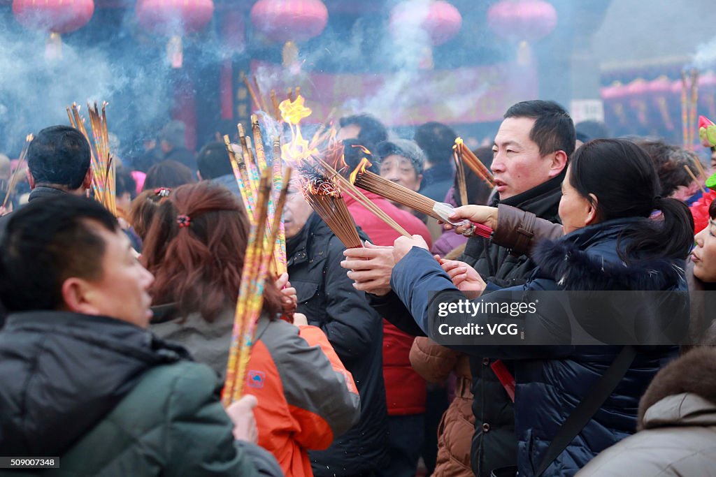 Chinese People Celebrate The Year Of Monkey