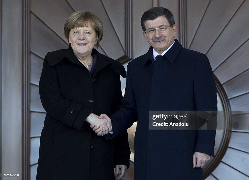 German Chancellor Angela Merkel in Ankara