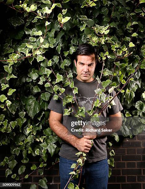 Actor and comedian Rob Delaney is photographed for the Observer on August 23, 2012 in London, England.