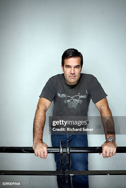 Actor and comedian Rob Delaney is photographed for the Observer on August 23, 2012 in London, England.