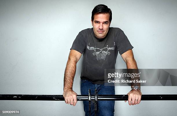 Actor and comedian Rob Delaney is photographed for the Observer on August 23, 2012 in London, England.