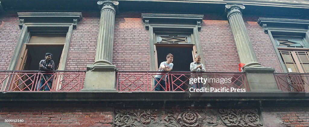 Members of Kolkata's Chinese community celebrates New Year...