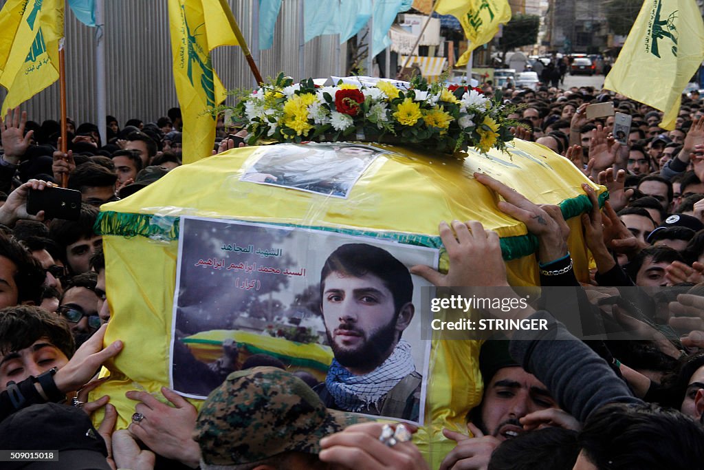 LEBANON-SYRIA-CONFLICT-FUNERAL-HEZBOLLAH