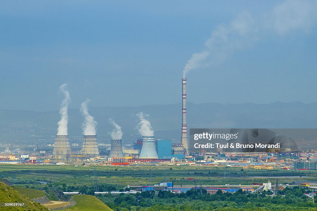 Mongolia, Ulan Bator, geothermal power