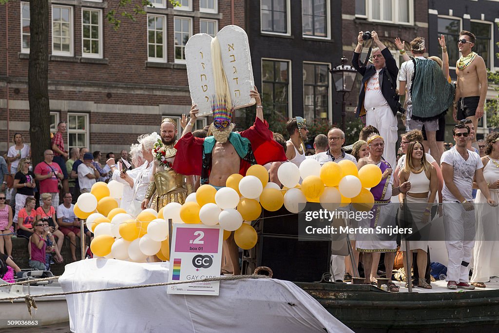 Jewish boat during the Canal Parade