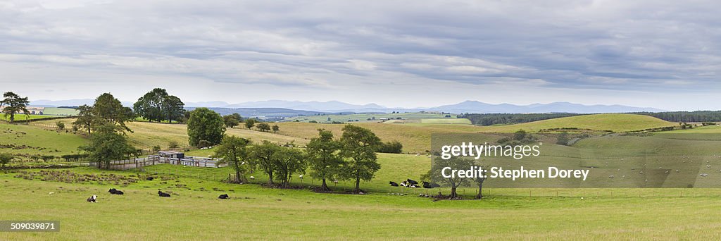 Panoramic view of the English Lake District