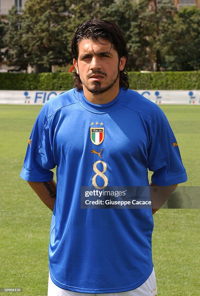 Euro 2004: Italy Training Camp Photocall