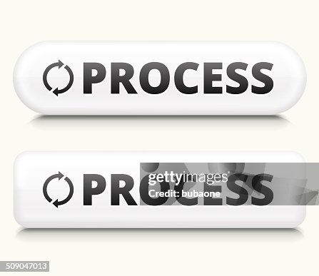 Processing Button Images Process White Buttom Set High-Res Vector Graphic - Getty Images