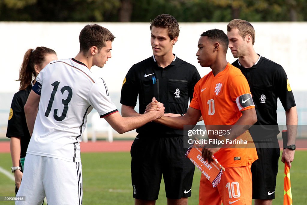 U16 Germany v U16 Netherlands - UEFA Tournament