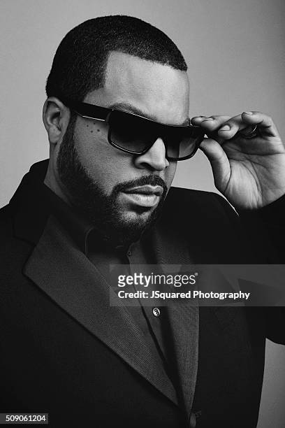 American rapper, record producer, actor, and filmmaker Ice Cube poses for a portrait during the 47th NAACP Image Awards presented by TV One at...