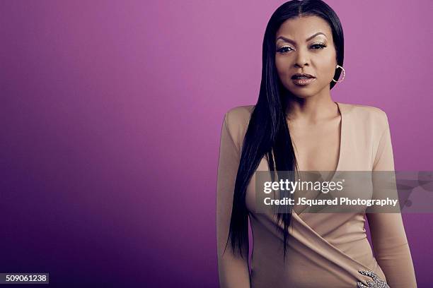 Actress Taraji P. Henson poses for a portrait during the 47th NAACP Image Awards presented by TV One at Pasadena Civic Auditorium on February 5, 2016...