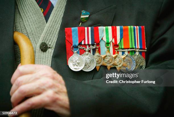 wwii veterans hold service ahead of dday anniversary - operation overlord stock pictures, royalty-free photos & images