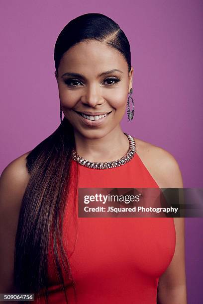 Actress Sanaa Lathan poses for a portrait during the 47th NAACP Image Awards presented by TV One at Pasadena Civic Auditorium on February 5, 2016 in...