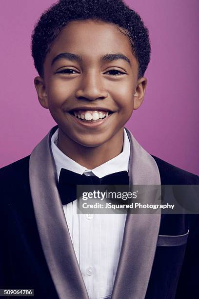 Actor Miles Brown poses for a portrait during the 47th NAACP Image Awards presented by TV One at Pasadena Civic Auditorium on February 5, 2016 in...