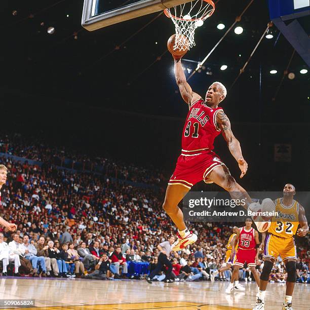 Rodman Lakers Rockets 344 Dennis Rodman Lakers Photos & High Res Pictures - Getty Images