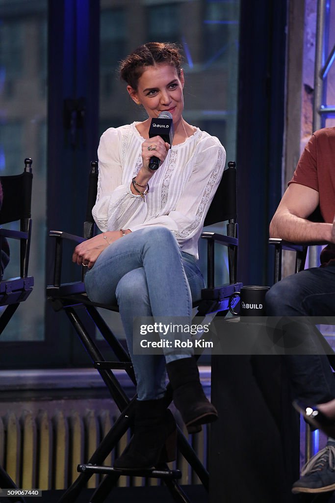 AOL Build Speaker Series - Katie Holmes, Luke Kirby, Griffin Dunne, Christine Lahti and Paul Dalio, "Touched with Fire"