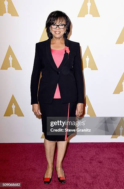 President of the Academy of Motion Picture Arts and Sciences Cheryl Boone Isaacs attends the 88th Annual Academy Awards nominee luncheon on February...