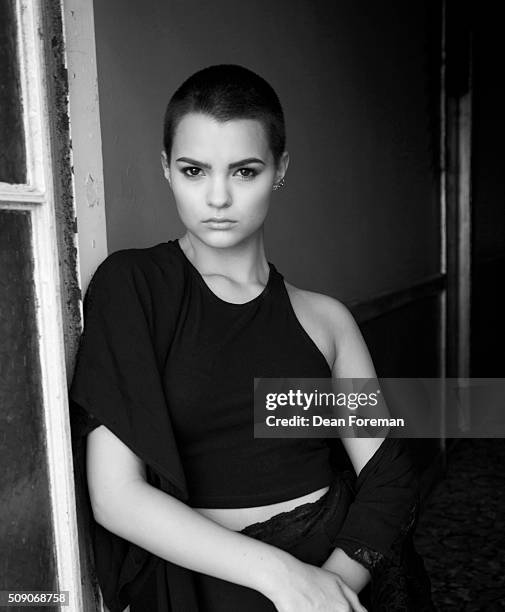 Actress Brianna Hildebrand is photographed for Self Assignment on November 14, 2014 in Los Angeles, California.