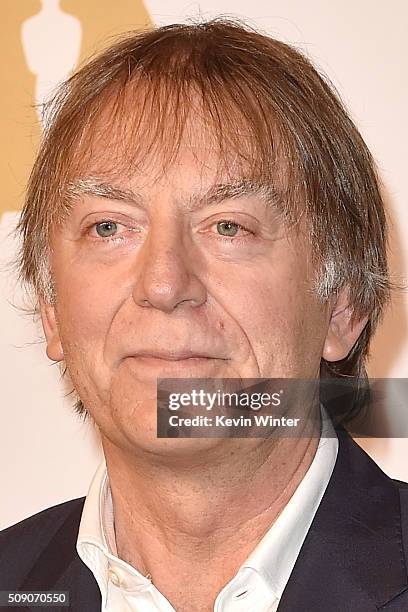 Sound mixer Andy Nelson attends the 88th Annual Academy Awards nominee luncheon on February 8, 2016 in Beverly Hills, California.