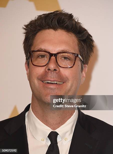 Producer Michael Schaefer attends the 88th Annual Academy Awards nominee luncheon on February 8, 2016 in Beverly Hills, California.