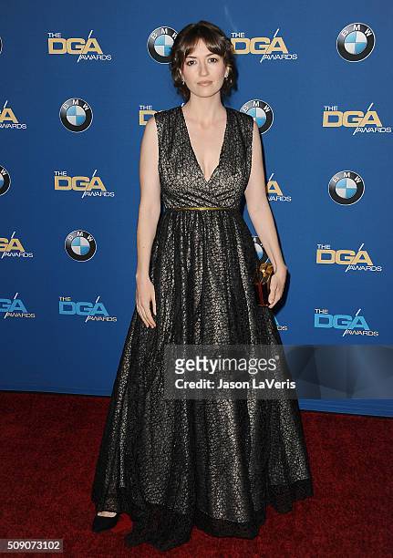 Marielle Heller attends the 68th annual Directors Guild of America Awards at the Hyatt Regency Century Plaza on February 6, 2016 in Los Angeles,...