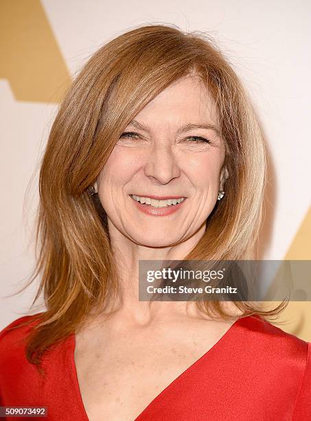 Academy of Motion Picture Arts and Sciences CEO Dawn Hudson attends the 88th Annual Academy Awards nominee luncheon on February 8, 2016 in Beverly...