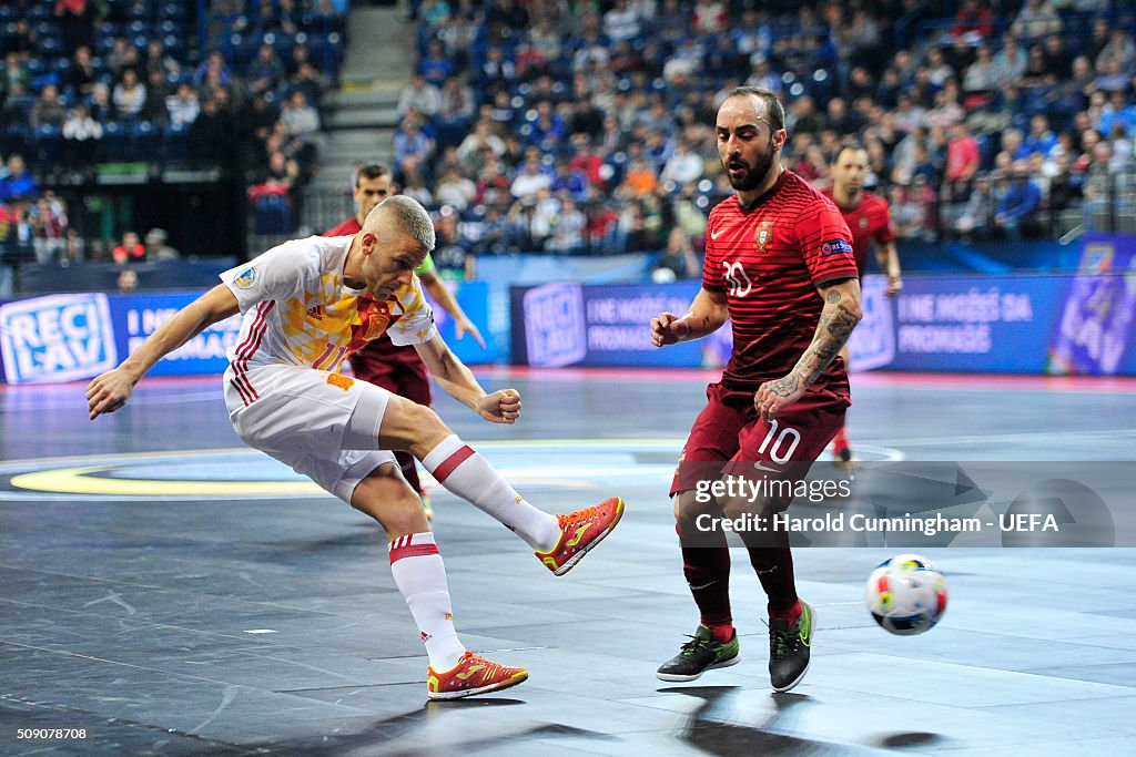 Portugal v Spain: Futsal EURO 2016 Quarter Final