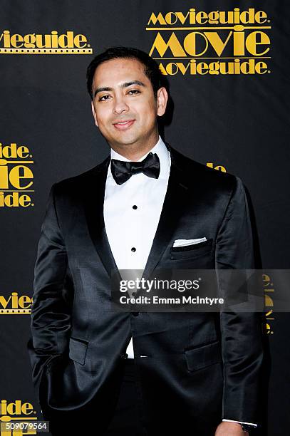 Director/producer Jay Bajaj arrives at the 24th annual Movieguide Awards Gala at Universal Hilton Hotel on February 05, 2016 in Universal City,...