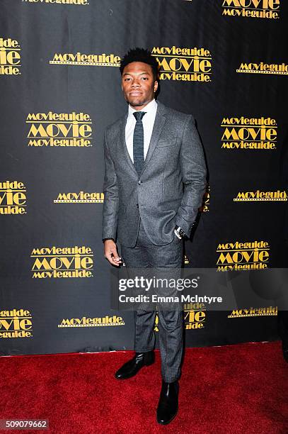 Actor Caleb Castille arrives at the 24th annual Movieguide Awards Gala at Universal Hilton Hotel on February 05, 2016 in Universal City, California.