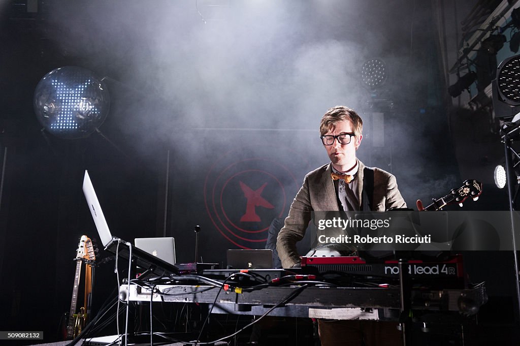 Public Service Broadcasting Perform At Queen's Hall In Edinburgh