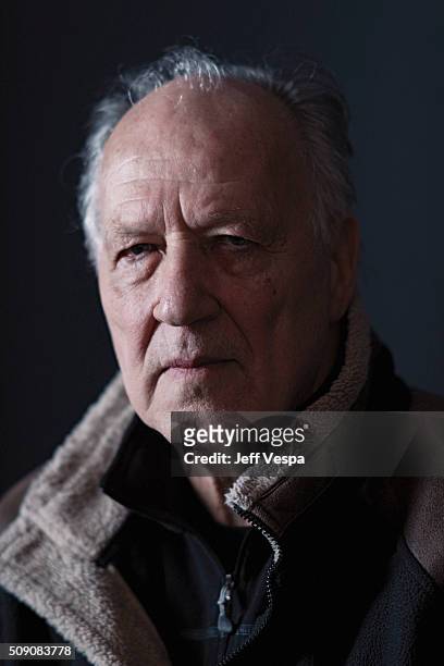 Werner Herzog poses for a portrait at the 2016 Sundance Film Festival on January 24, 2016 in Park City, Utah.