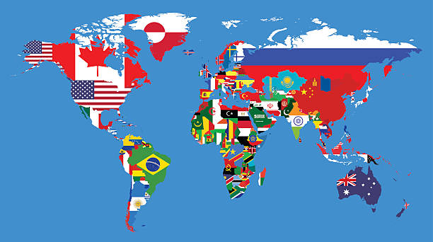 Flag and map