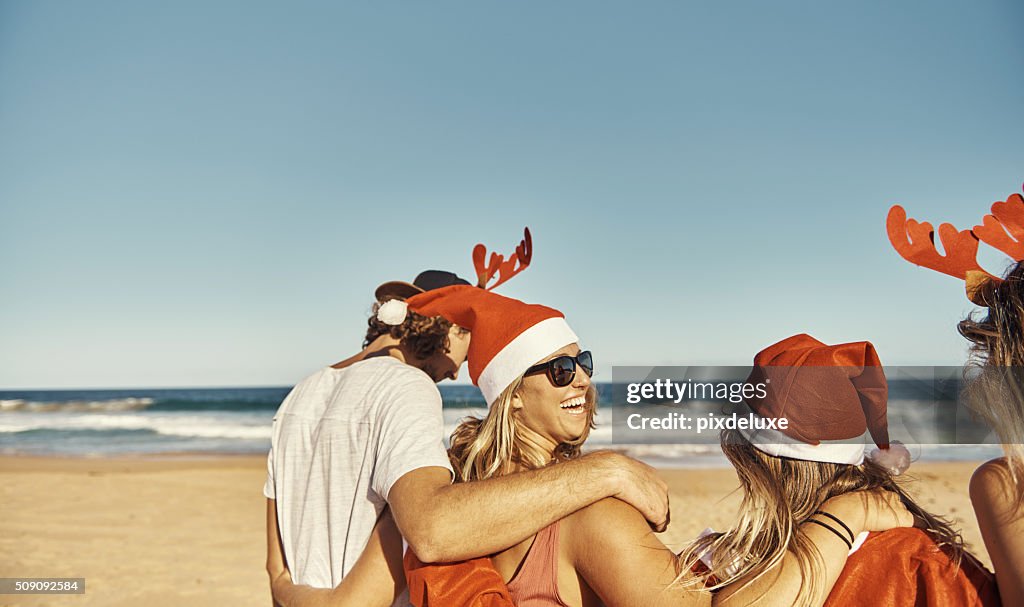 Beach+Friends= The perfect christmas