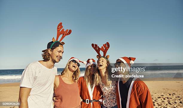 christmas is better at the beach - hair band stock pictures, royalty-free photos & images