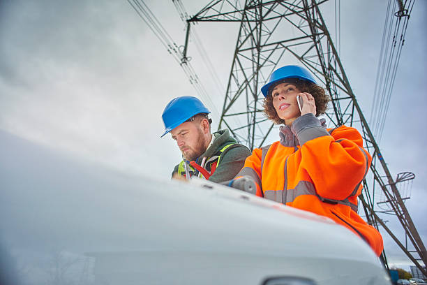 Power Line Engineer Power Line Worker Photos and Premium High Res Pictures - Getty Images
