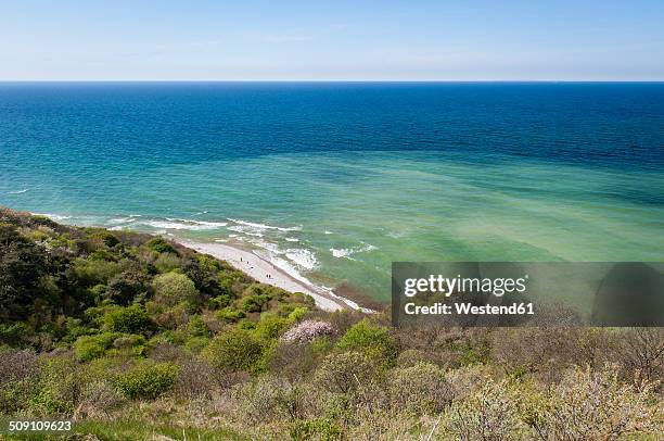 germany, mecklenburg-western pomerania, baltic coast of hiddensee island - hiddensee stock-fotos und bilder