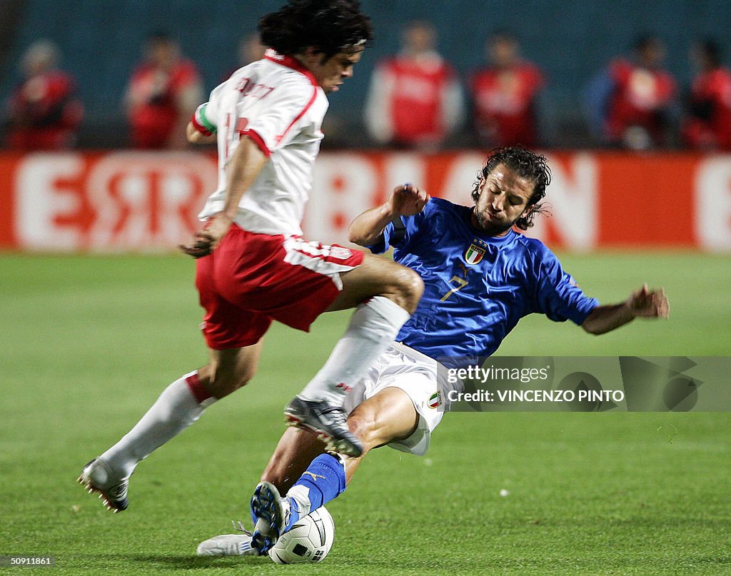 Italy's midfielder Alessandro Del Piero
