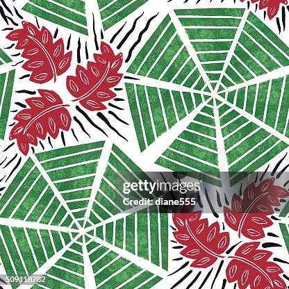 African Inspired Fabric or Background Pattern African Inspired Fabric or Background Pattern