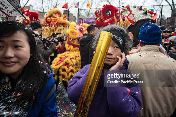 Thousands of spectators and community members converged upon Sara D. Roosevelt Park in New York City's Chinatown to mark the start of the Chinese...