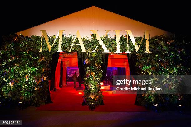 General view as seen at The 2016 Maxim Party With Bootsy Bellows at Treasure Island on February 6, 2016 in San Francisco, California.