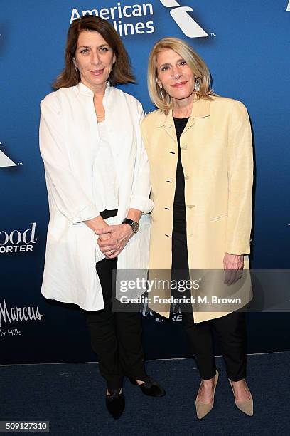 Editors Maryann Brandon and Mary Jo Markey attend The Hollywood Reporter's 4th Annual Nominees Night at Spago on February 8, 2016 in Beverly Hills,...